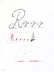 David Hockney - Letter R from "Hockney