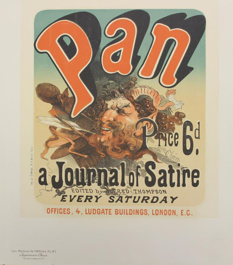 Jules Cheret - 'Pan' a Journal of Satire (1 of 1)
