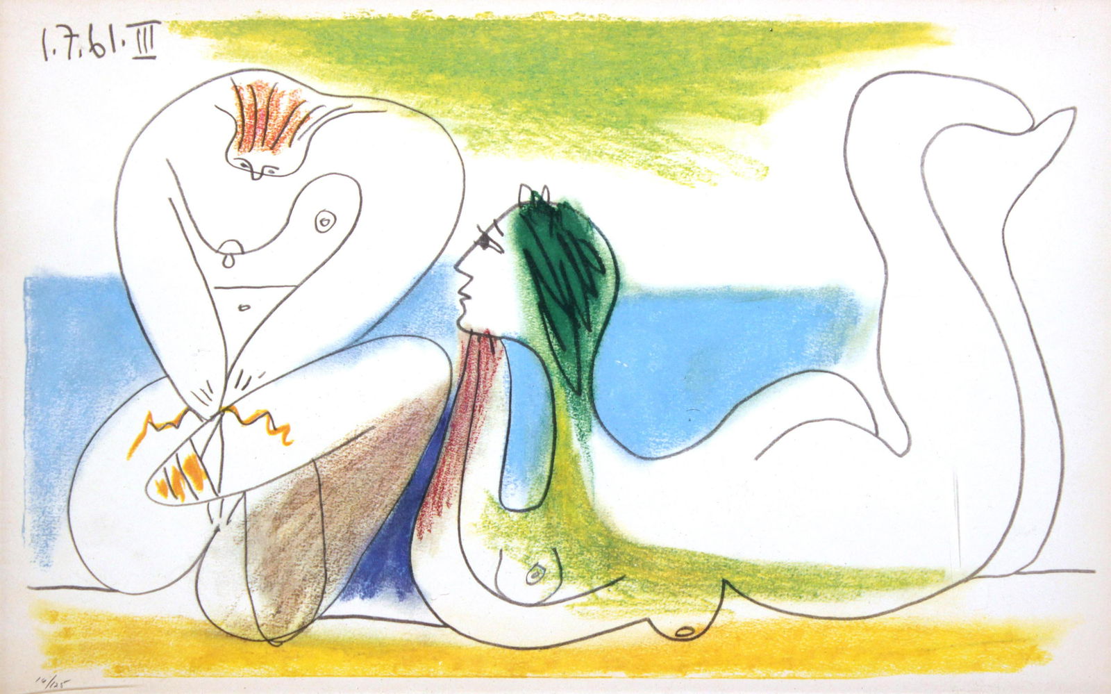 Pablo Picasso - Sur La Plage (1 of 1)