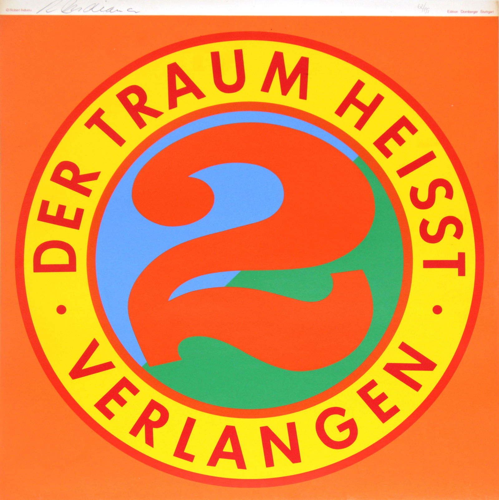 Robert Indiana - February from "Domberger Siebdruck (1 of 3)