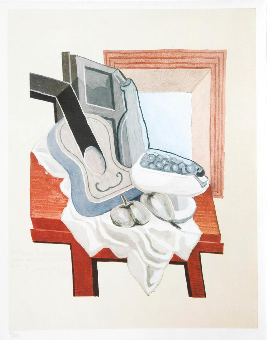Juan Gris (After) - Tavola 15: Artist: Juan Gris (After) Title: Tavola 15 Year: 1961 Dimensions: 14.5in. by 11.5in. Edition: 91 from the limited edition of 450 Publisher: Grafiche Milani Edit