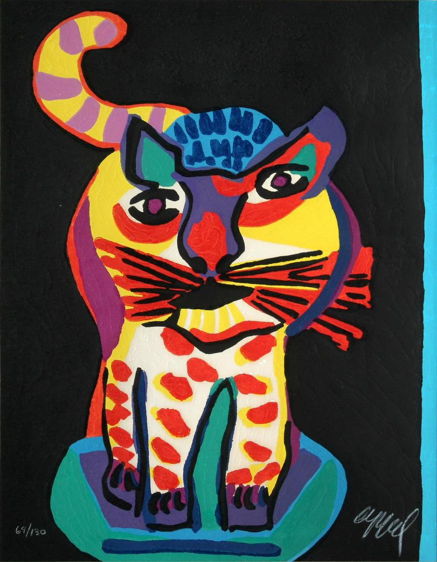 Karel Appel - Le Chat Clown (1 of 3)