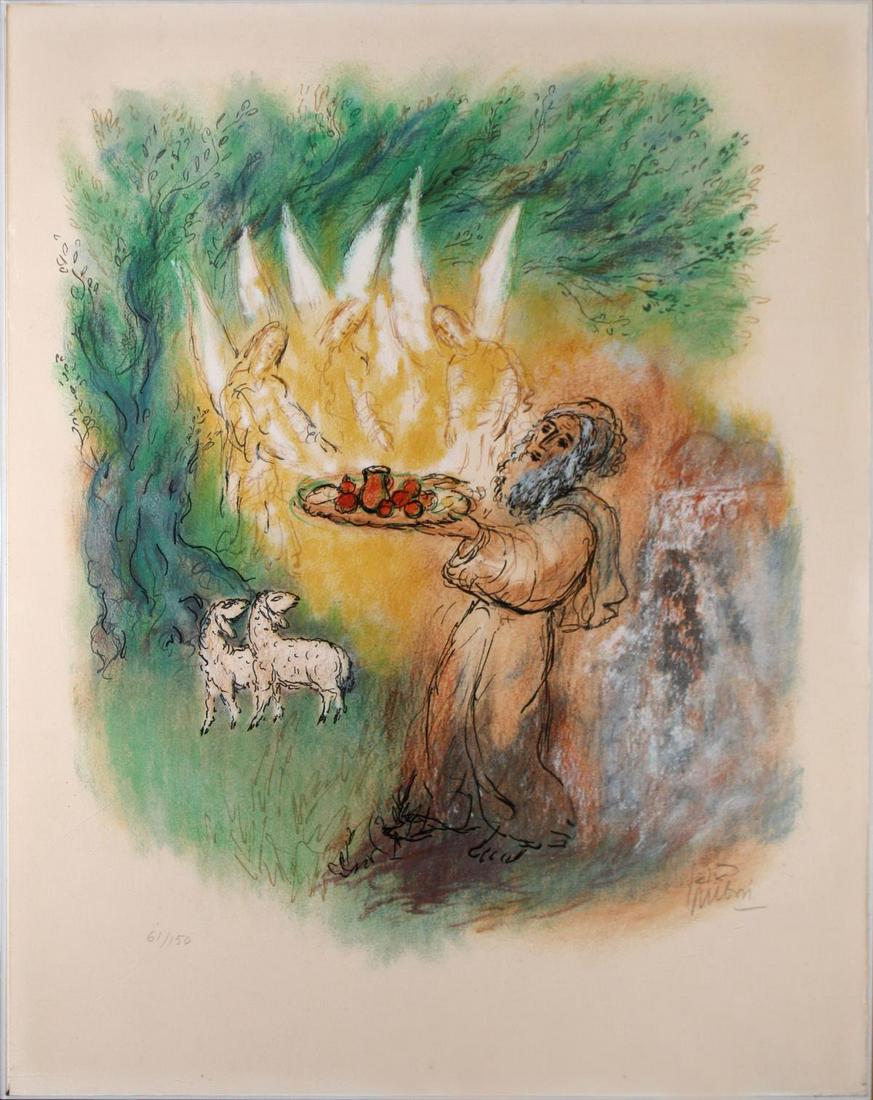 Reuven Rubin - Untitled from " Visions of the Bible" (1 of 2)