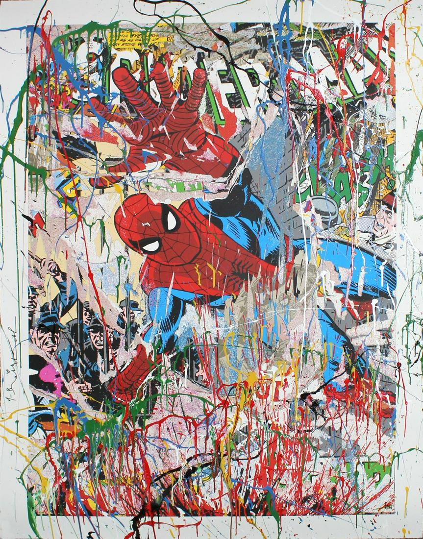 Mr. Brainwash - Spider-Man (Hand Embellished) (1 of 3)