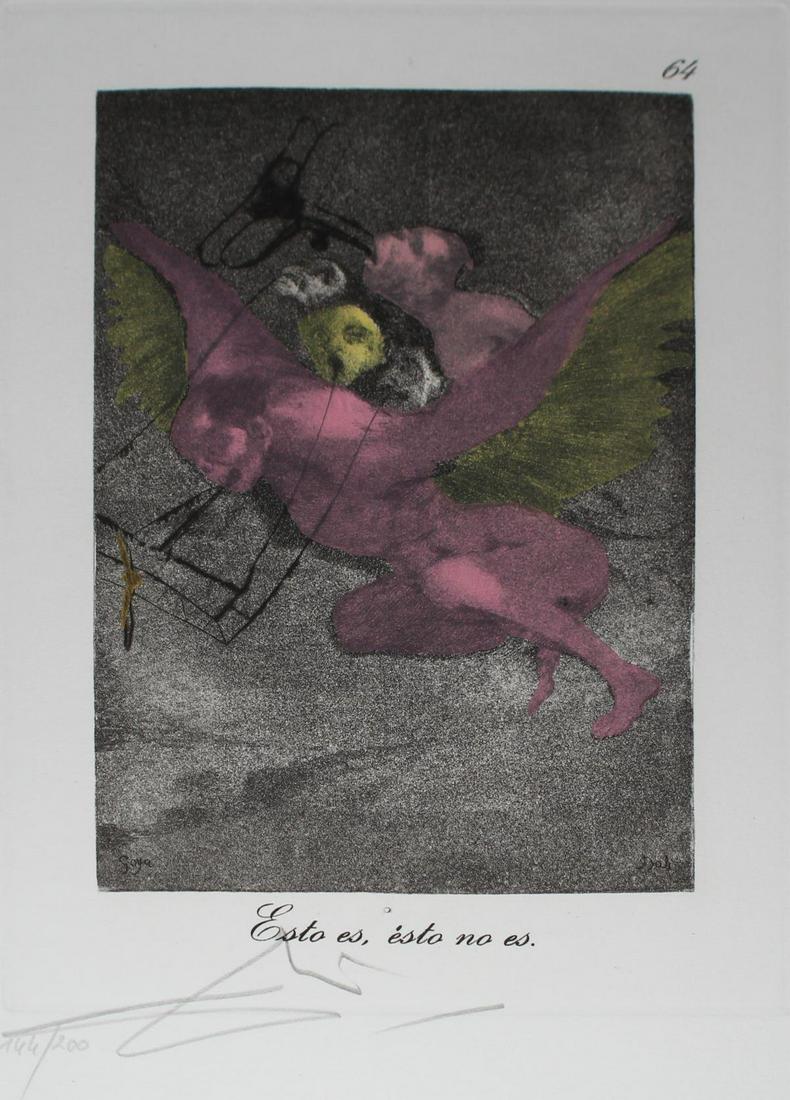 Salvador Dali - Esto es Esto no es: Artist: Salvador Dali Title: Esto es Esto no es Year: 1977 Dimensions: 17.75in. by 12.25in. Edition: From the limited edition of 200 Publisher: Fernand Hazan Ed