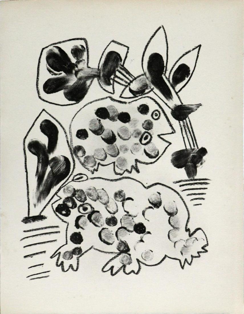 Pablo Picasso - De Memoire D'Homme VIII Mourlot (Frogs) (1 of 1)