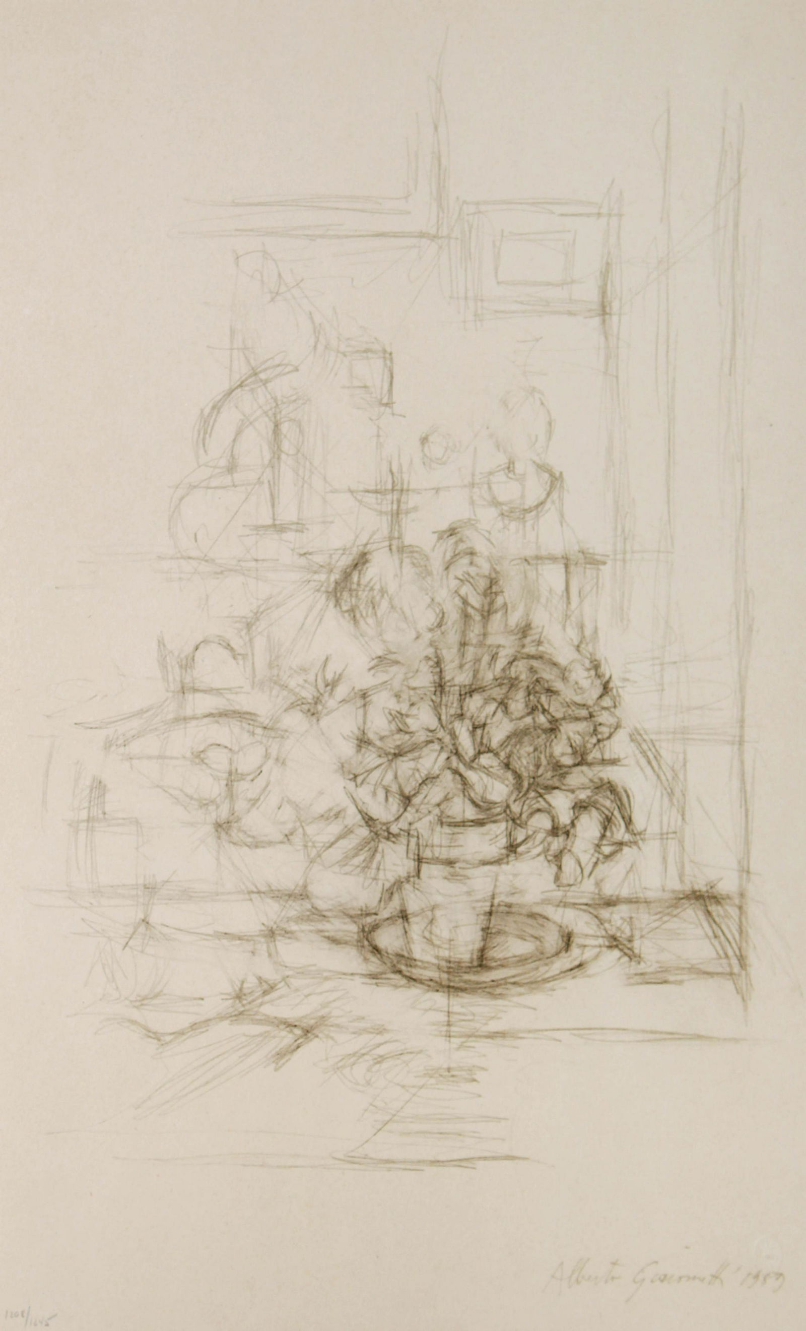 Alberto Giacometti - Vaso con pianta (1 of 1)