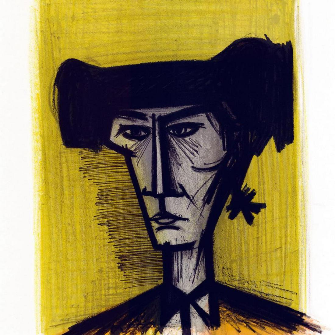 Bernard Buffet - Torero en Venta: Artist: Bernard Buffet Title: Torero en Venta Year: 1954 Dimensions: 9.5in. by 12.25in. Edition: From the rare limited edition Publisher: Beyeler Gallery Basle<