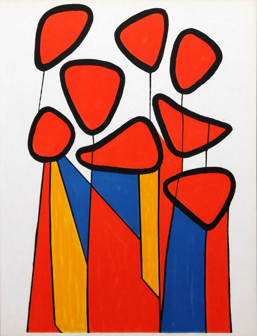 Alexander Calder - Untitled from XXe Siecle: Artist: Alexander Calder Title: Untitled from XXe Siecle Year: 1972 Dimensions: 12.5in. by 9.5in. Edition: From the rare limited edition Publisher: XXe Siecle</