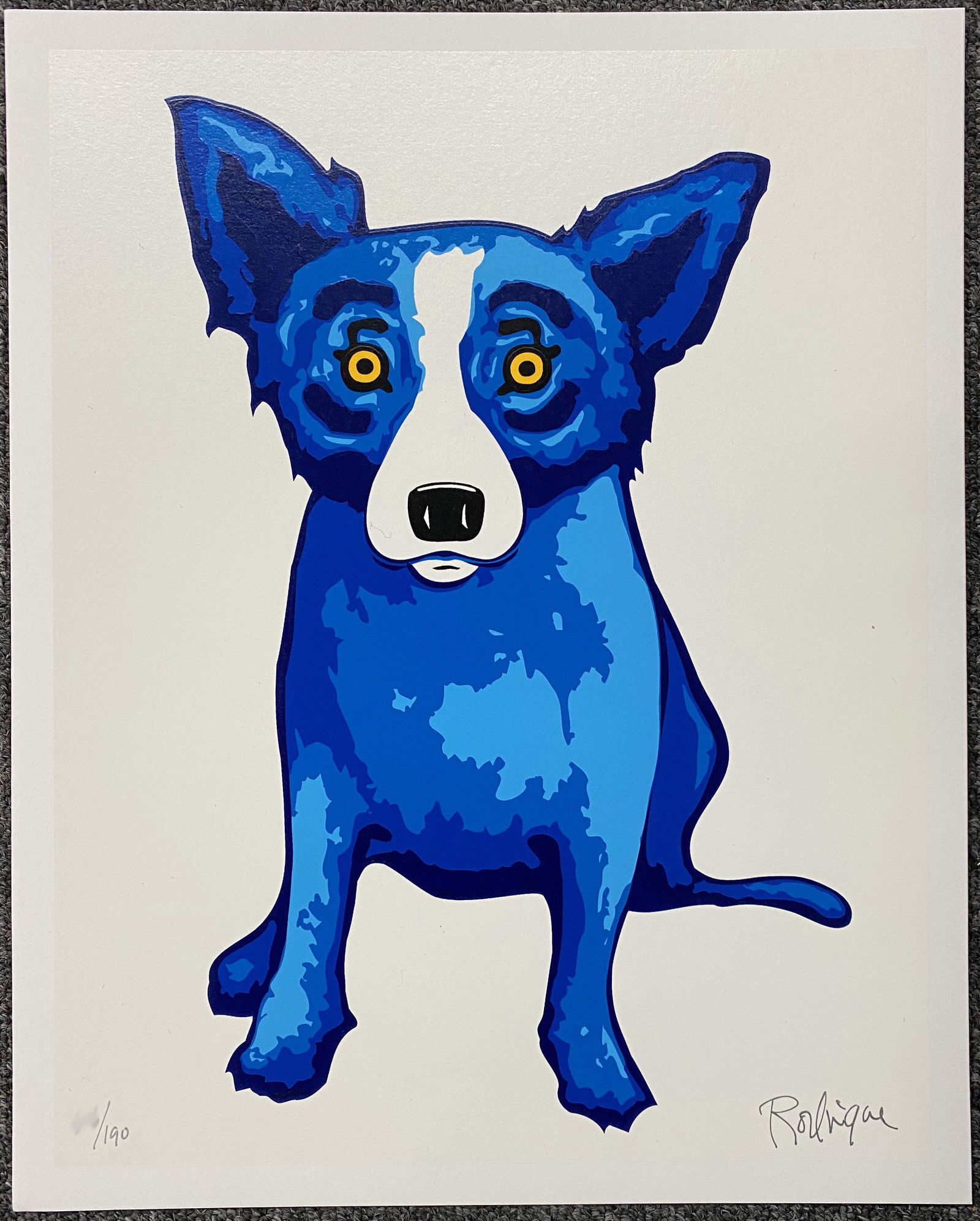 George Rodrigue - Purity of Soul (Blue Dog) (1 of 1)