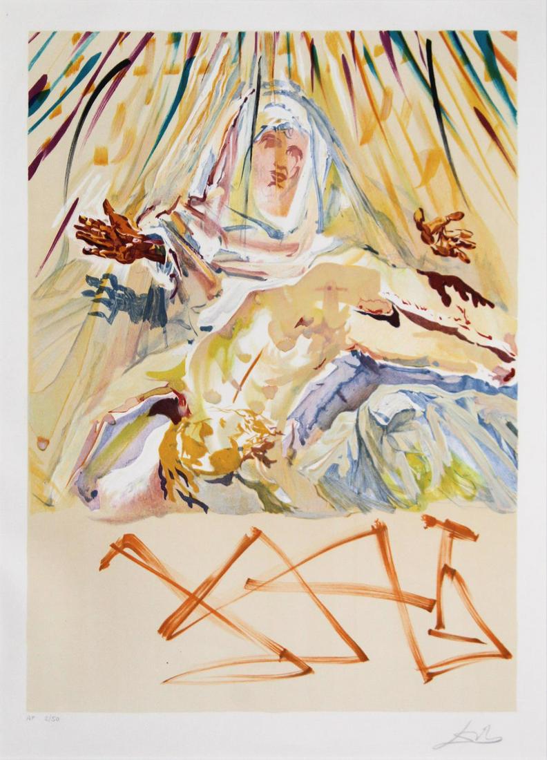 Salvador Dali - La Pieta Nera (Black Madonna) (1 of 3)