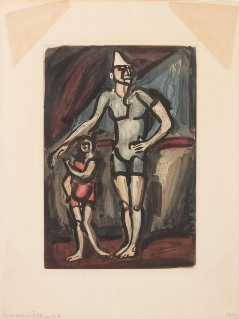Georges Rouault - Clown vert et petite acrobate (1 of 1)