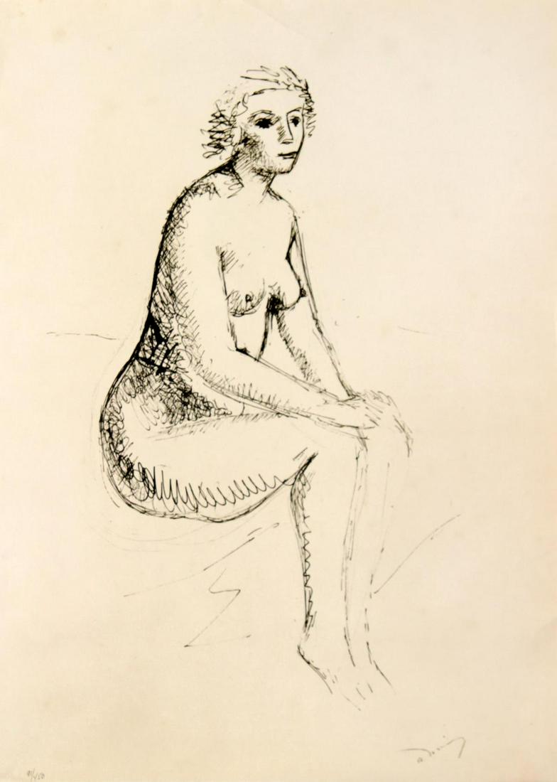 Andre Derain (After) - Tavola 11: Artist: Andre Derain (After) Title: Tavola 11 Dimensions: 19.25in. by 14in. Edition: From the limited edition of 450 Publisher: Grafiche Milani Editrice e Societa Milano Suite: