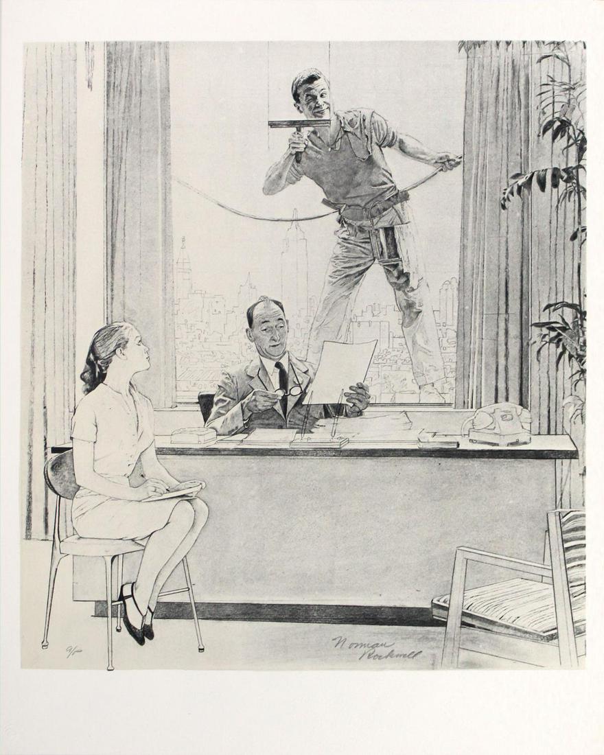 Norman Rockwell - Window Washer (1 of 2)