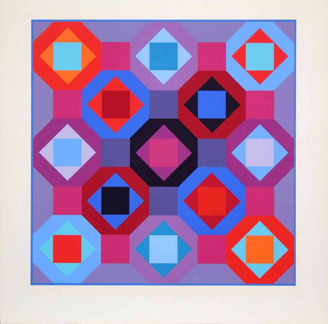 Victor Vasarely - Hommage a Jean Sebastien Bach (1 of 3)