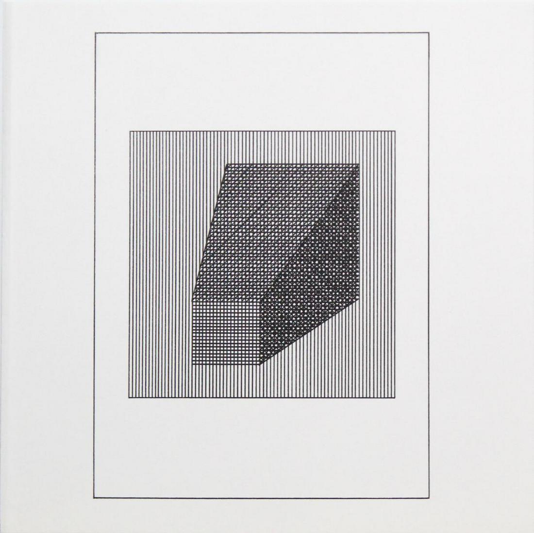 Sol Lewitt - Untitled from the Suite "Ficciones": Artist: Sol Lewitt Title: Untitled from the Suite "Ficciones" Year: 1984 Dimensions: 8in. by 8in. Edition: From the rare limited edition Publisher: Mackenzie-Ha