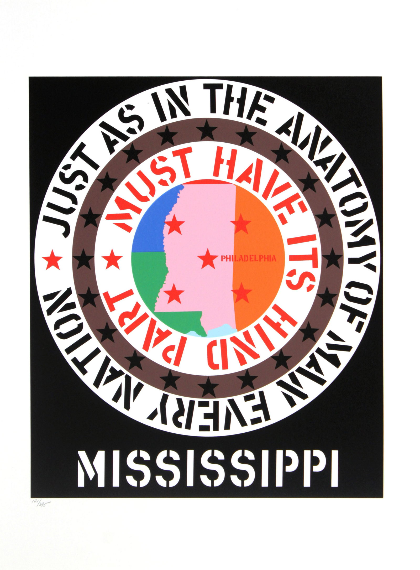 Robert Indiana - The American Dream 21: Artist: Robert Indiana Title: The American Dream 21 Year: 1997 Dimensions: 22.5in. by 17.5in. Edition: From the limited edition of 395 Publisher: Marco Fine Art