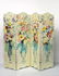 Charles Levier - Hand Painted Four Panel Wood Screen - 2