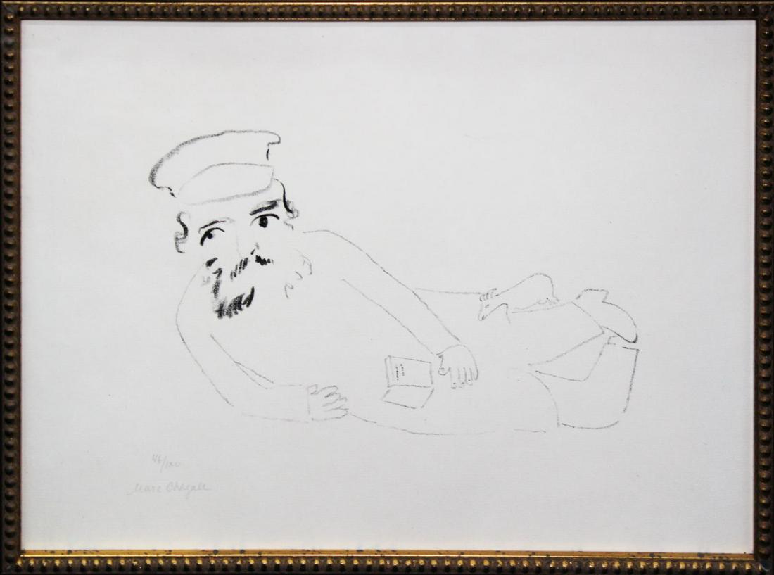 Marc Chagall - Man with Book (1 of 2)