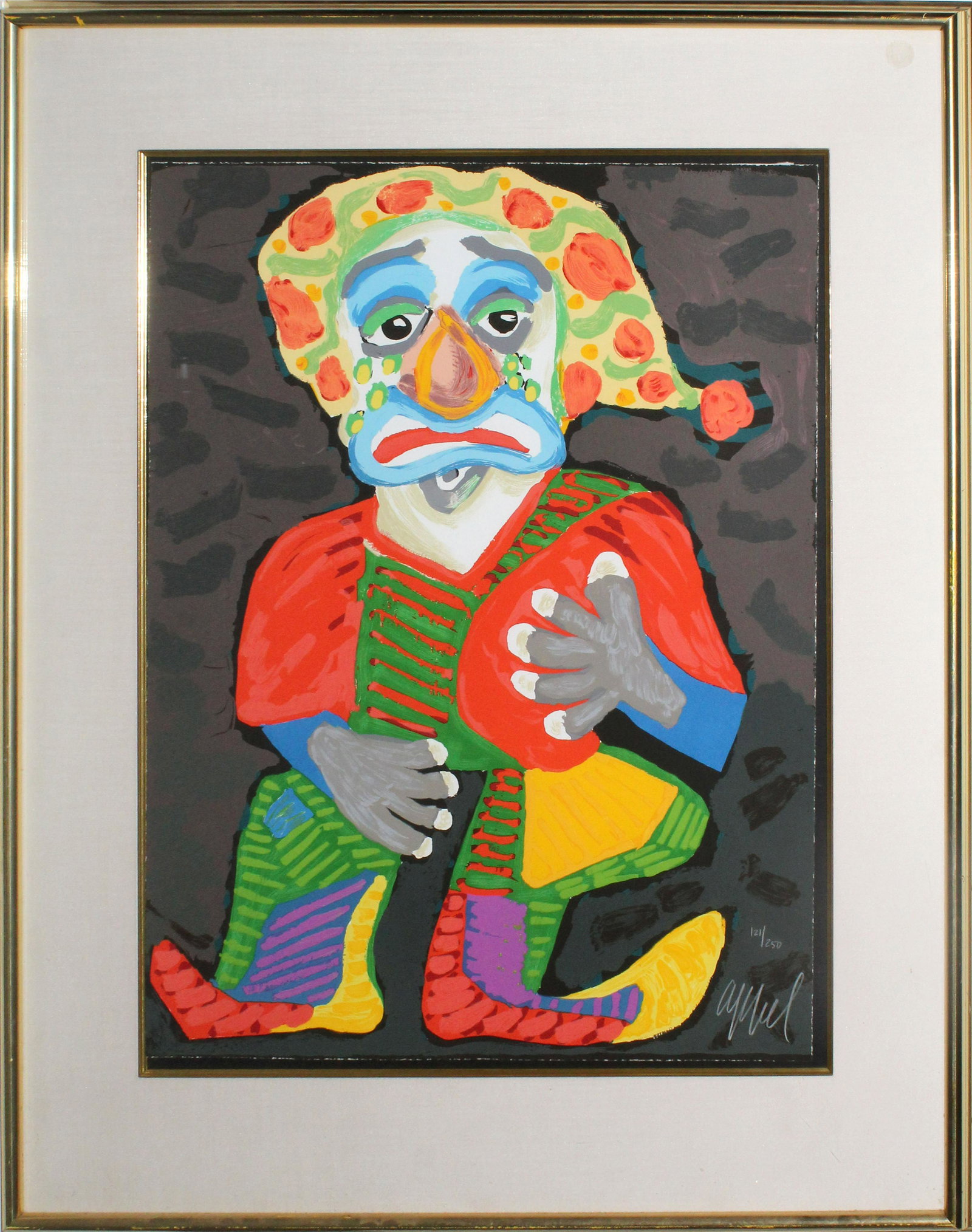 Karel Appel - Il Pagliacci: Artist: Karel Appel Title: Il Pagliacci Year: 1984 Dimensions: 30in. by 22in. Edition: From the limited edition of 250 Publisher: The Metropolitan Opera Suite:
