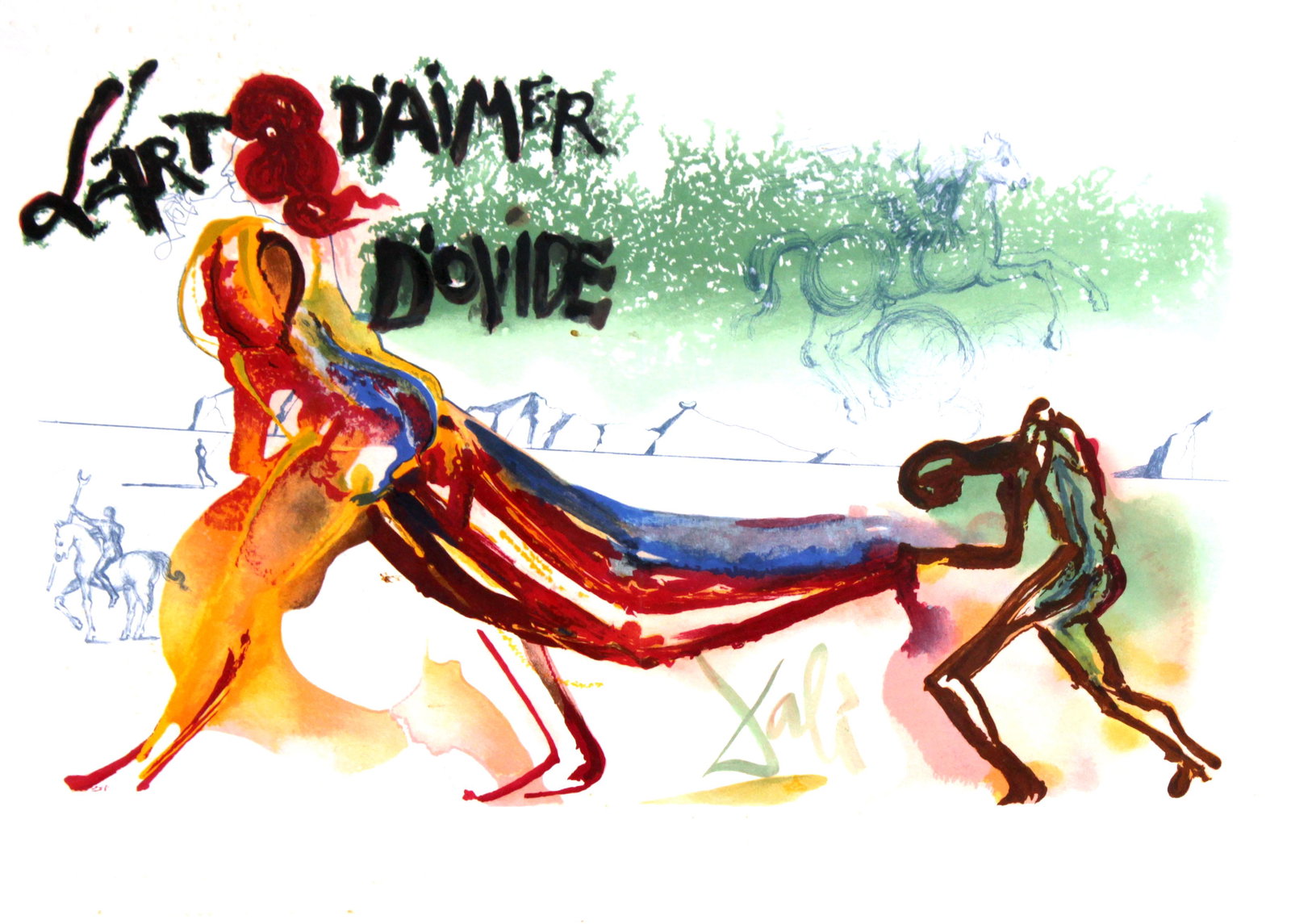 Salvador Dali - L'Art D'Aimer D'Ovide Frontispiece (1 of 1)