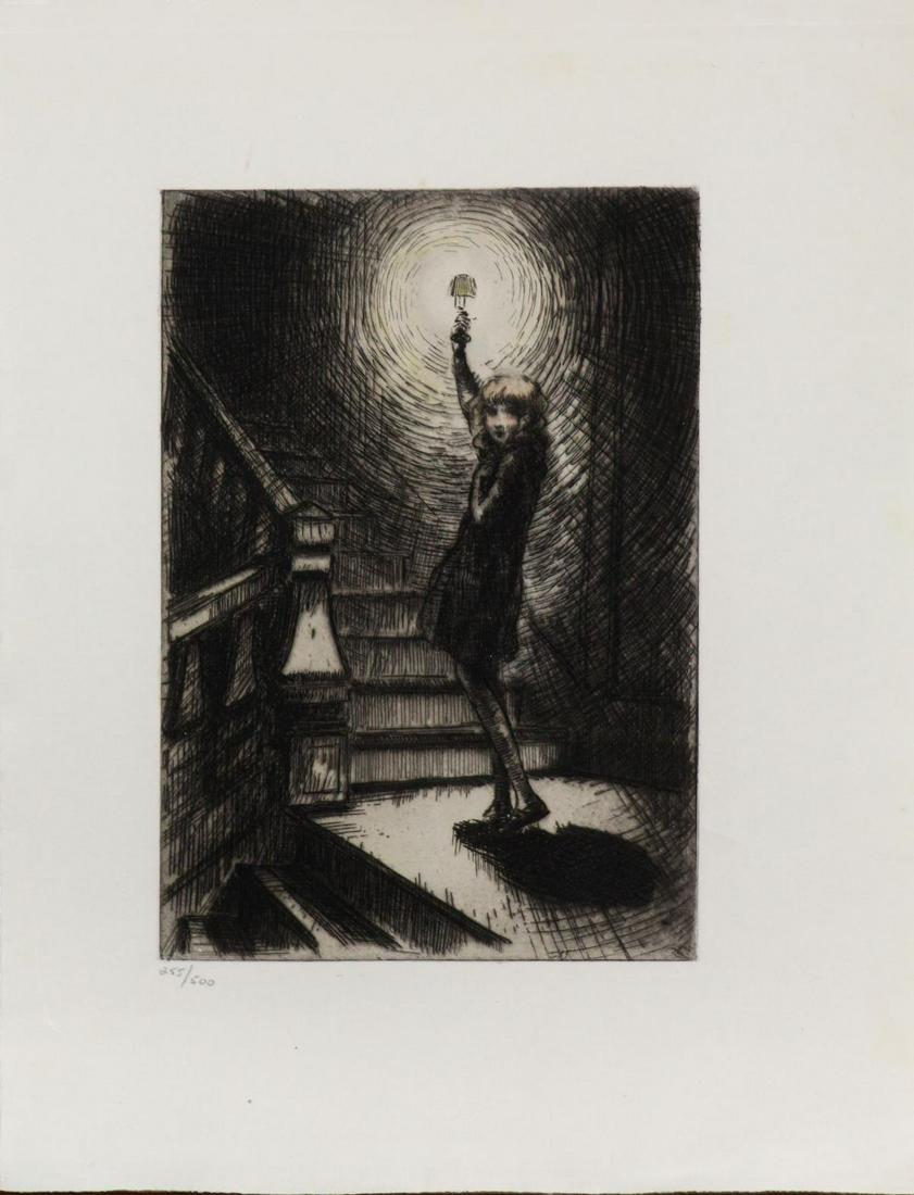 Louis Icart - On the Landing from "L'ingenue Libertine" (1 of 1)