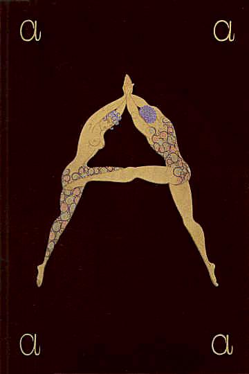 Erte - The Letter A: Artist: Erte Title: The Letter A Year: 1976 Dimensions: 25.5in. by 18.75in. Edition: From the rare limited edition Publisher: Atelier Gourdon Atelier Arcay Paris; American
