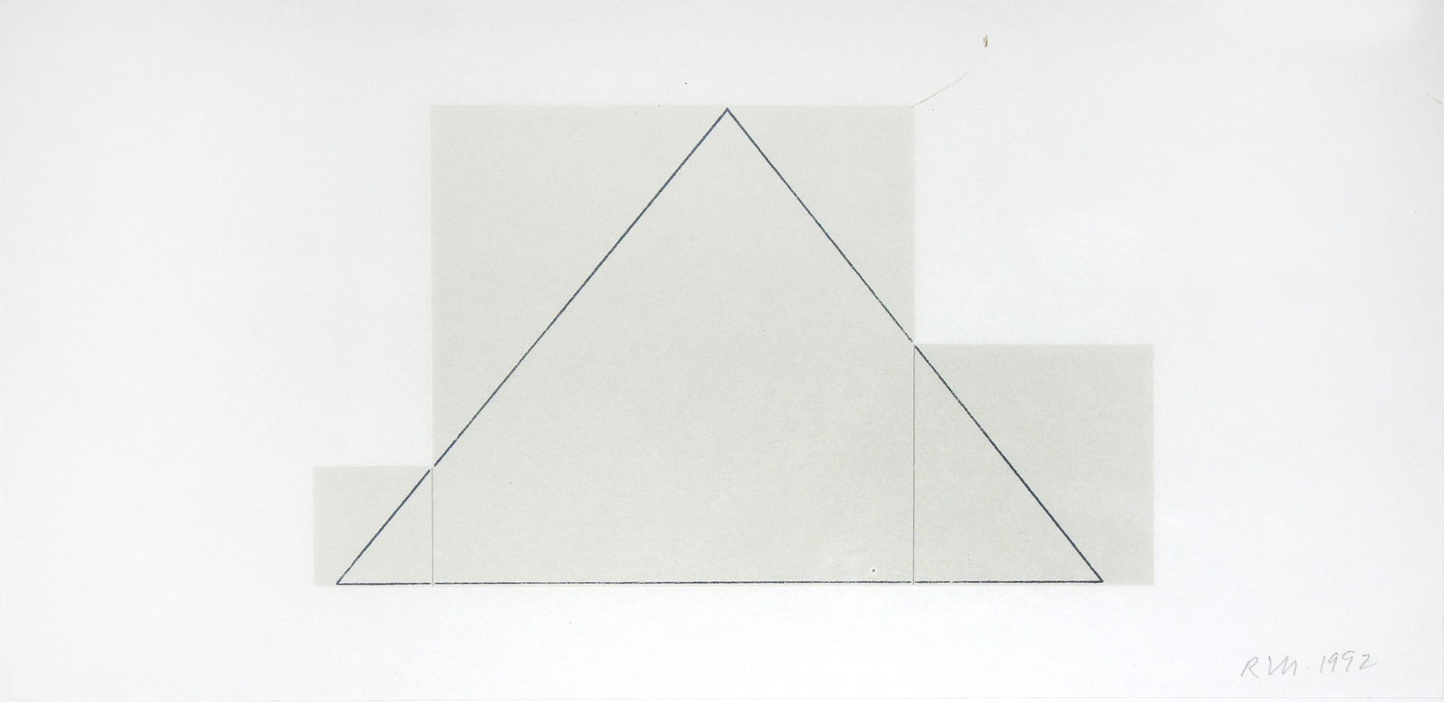 Robert Mangold - Untitled from "A Book of Silk Screen: Artist: Robert Mangold Title: Untitled from "A Book of Silk Screen Prints" Year: 1992 Dimensions: 24in. by 11.5in. Edition: From the limited edition of 300 Publishe