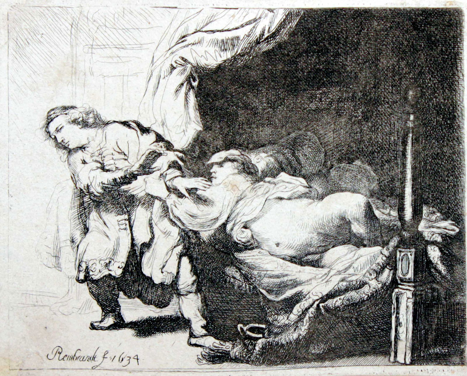 Rembrandt van Rijn - Joseph and Potiphar's Wife (1 of 1)
