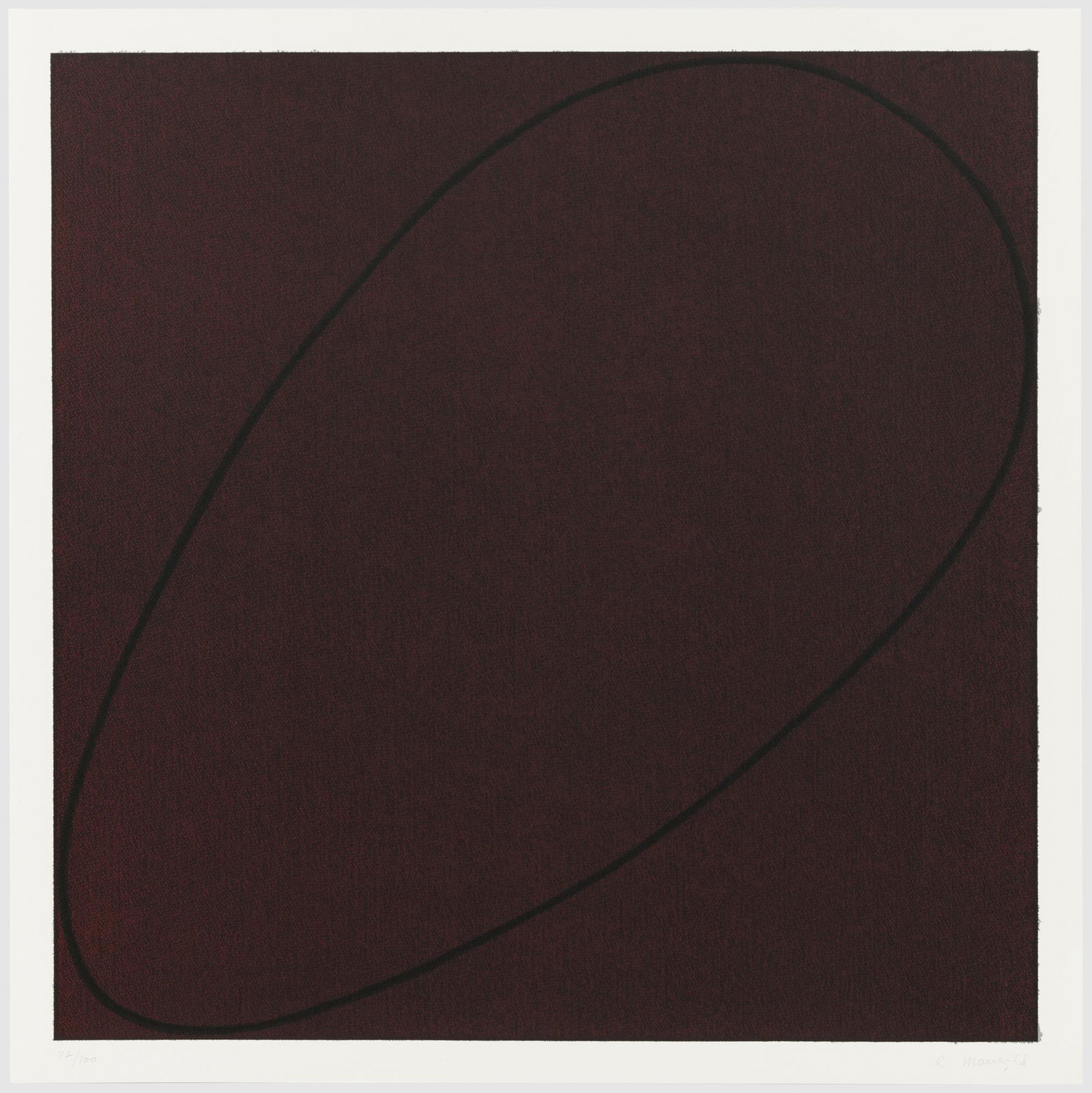 Robert Mangold - Untitled from "4x4x4": Artist: Robert Mangold Title: Untitled from "4x4x4" Year: 1990 Dimensions: 47 5/8in. by 47 13/16in. Edition: From the limited edition of 100 Publisher: Parasol