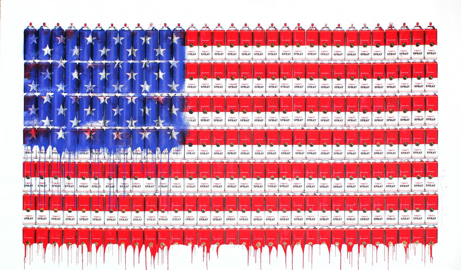Mr. Brainwash - Ameri-CAN Dream: Artist: Mr. Brainwash Title: Ameri-CAN Dream Year: 2019 Dimensions: 27in. by 46in. Edition: From the rare limited edition of 76 Medium: Original serigraph on pa