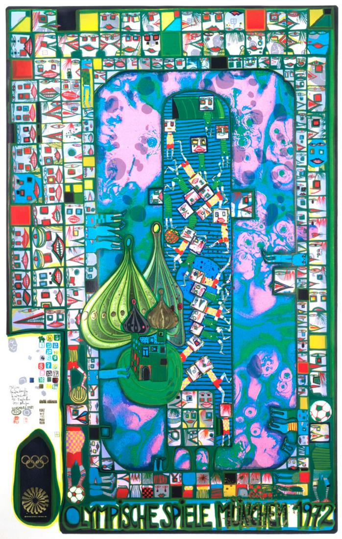 Friedensreich Hundertwasser - Olympische Spiele Munchen (1 of 1)