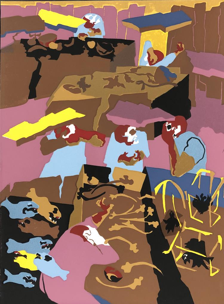 Jacob Lawrence  - Hiroshima II (1 of 1)