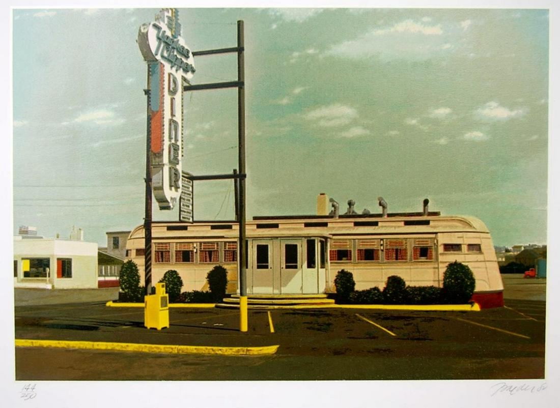 John Baeder - Yankee Clipper: Artist: John Baeder Title: Yankee Clipper Year: 1980 Dimensions: 22in. by 30in. Edition: From the rare limited edition Medium: Original serigraph on Somerset pa