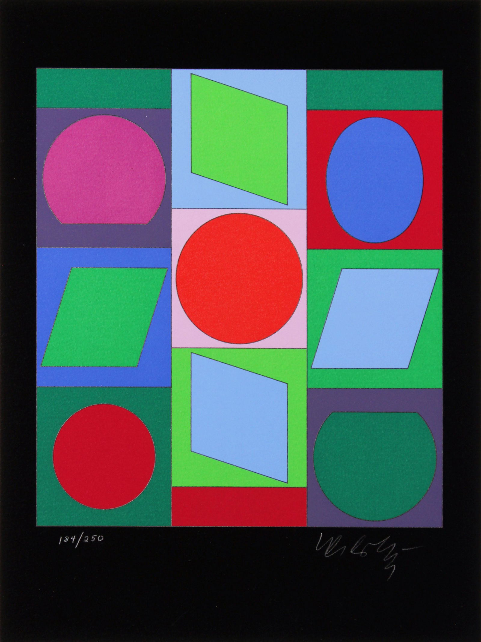 Victor Vasarely - Untitled Abstract #6 (1 of 3)