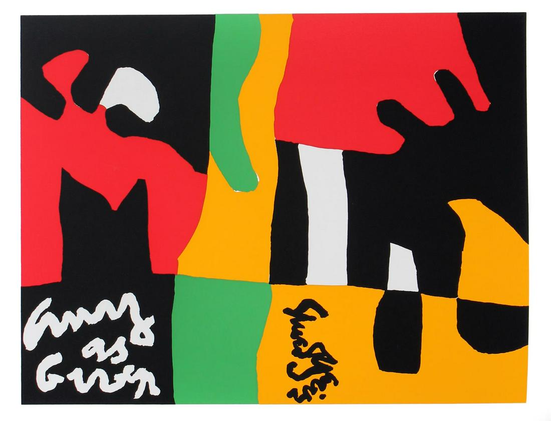 Stuart Davis - Untitled: Artist: Stuart Davis Title: Untitled Year: 1964 Dimensions: 25.6in. by 21.2in. Edition: From the limited edition of 500 Publisher: Wadsworth Atheneum Connecticu