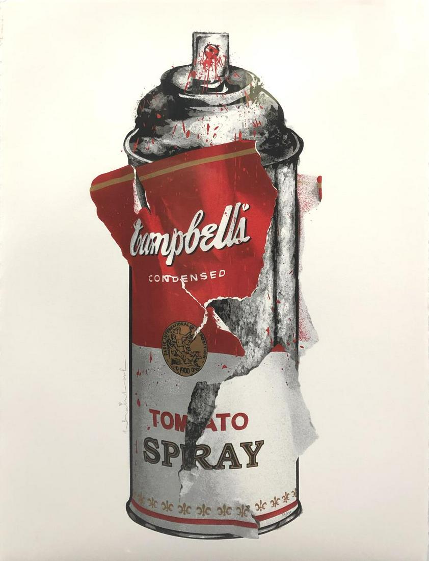 Mr. Brainwash - Torn Spray Can (1 of 1)