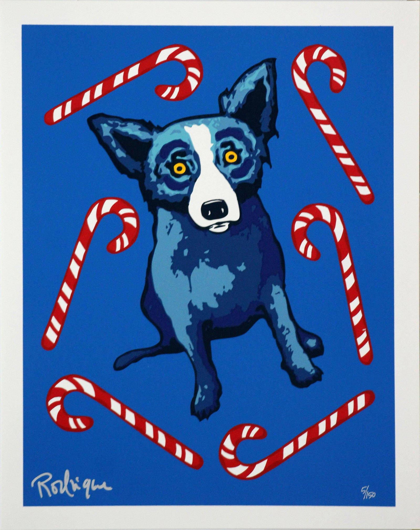 George Rodrigue - Sweet Like You: Artist: George Rodrigue Title: Sweet Like You Year: 2000 Dimensions: 20in. by 16in. Edition: From the rare limited edition of 150 Medium: Original serigraph on