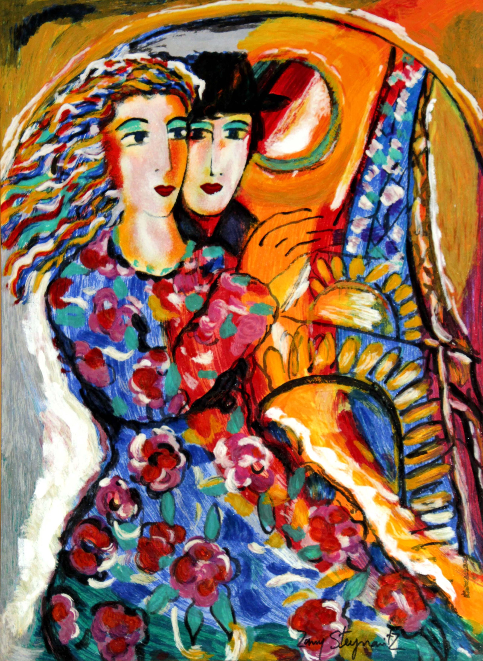 Zamy Steynovitz - Woman in Floral Dress (1 of 2)