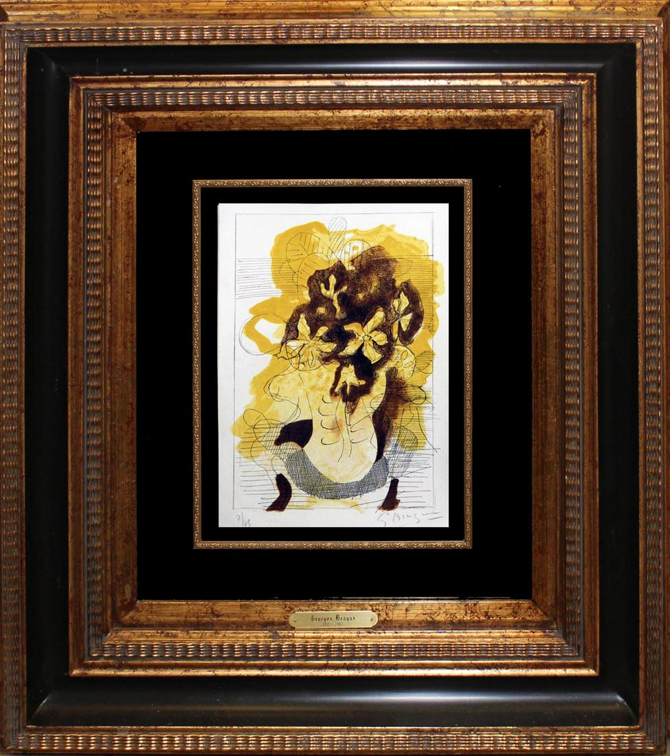 Georges Braque - "Les Jonquilles" Hand signed & # (1 of 3)