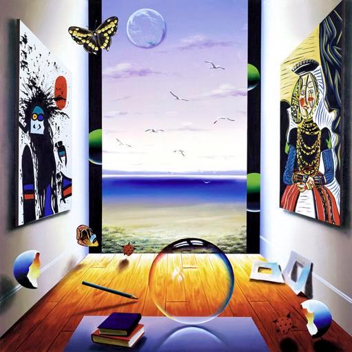 Ferjo - Discovery: Artist: Ferjo Title: Discovery Year: 2001 Dimensions: 23in. by 23in. Edition: Artist's Proof from the rare limited edition Medium: Original lithograph on paper<