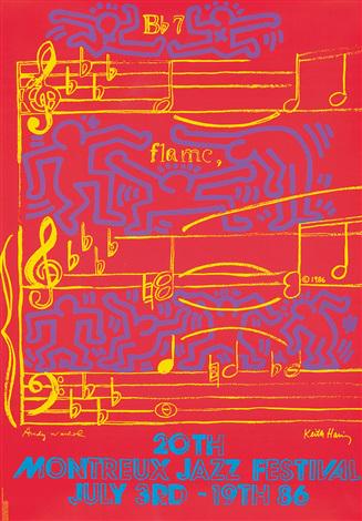 Keith Haring and Andy Warhol - Montreux Jazz Festival (1 of 1)
