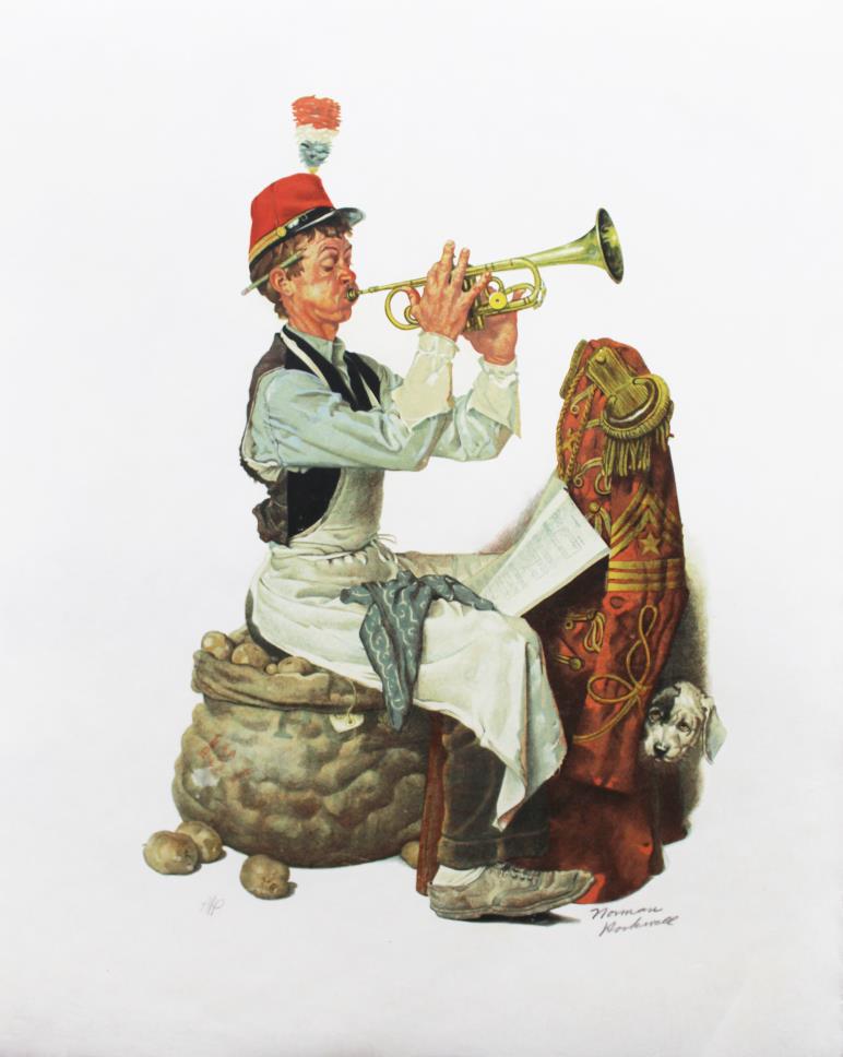 Norman Rockwell - Trumpeter (1 of 1)