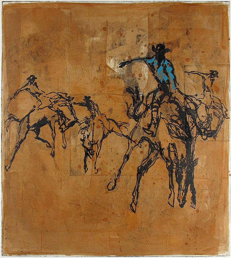 LeRoy Neiman - Rodeo (1 of 1)