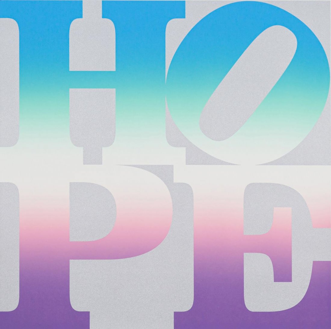 Robert Indiana - Spring (Four Seasons of Hope, Silver) (1 of 1)