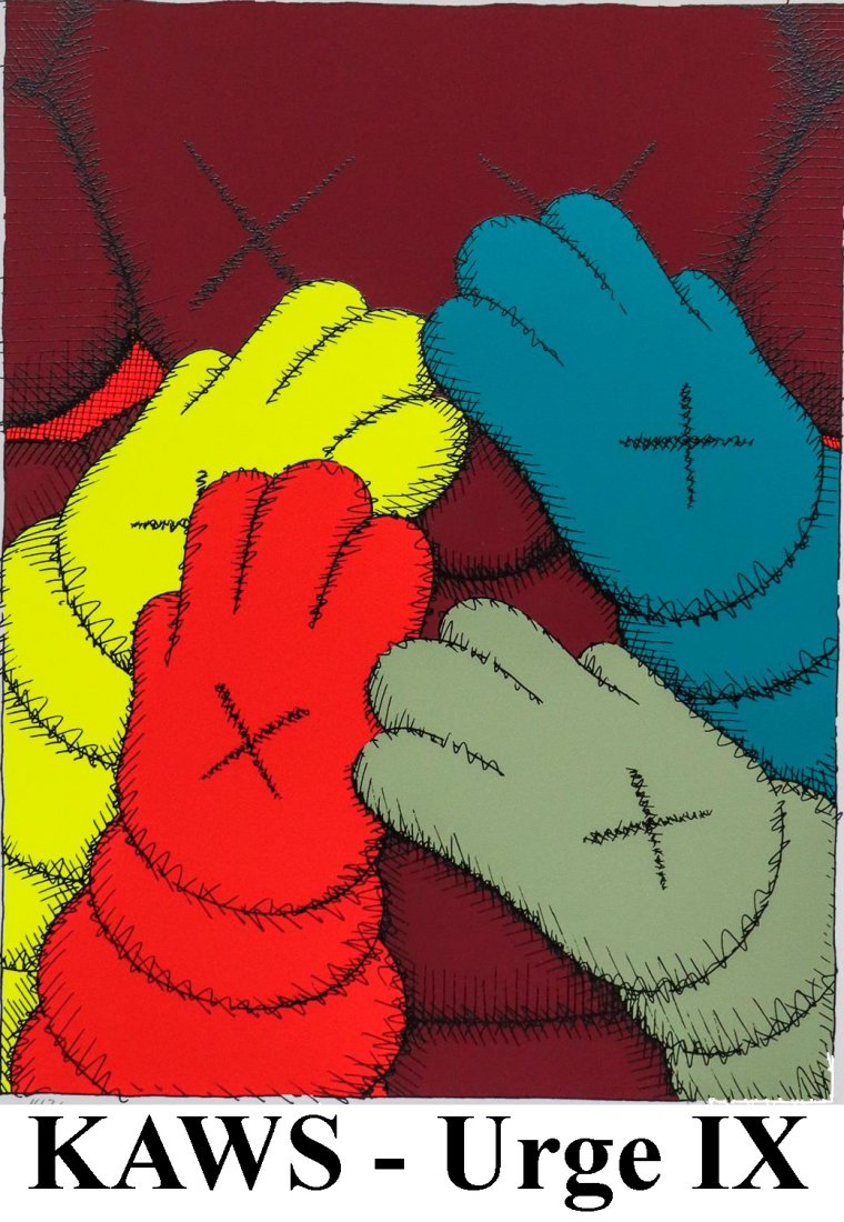 KAWS - Untitled IX (Urge) (1 of 2)