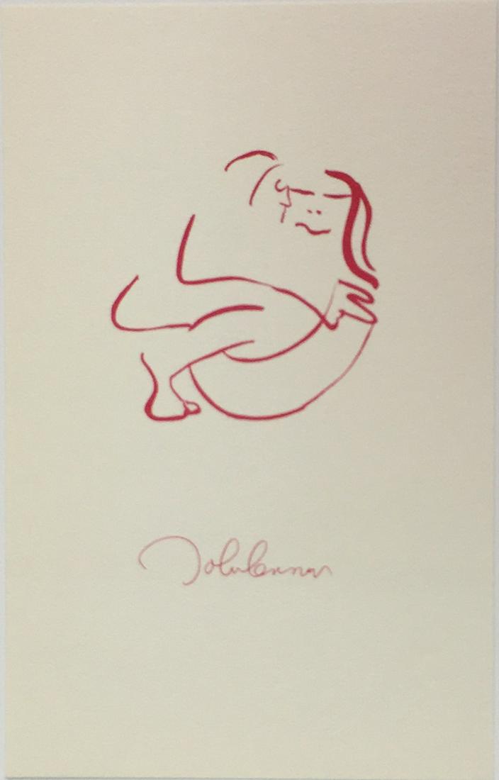 John Lennon - Bag One XV: Artist: John Lennon Title: Bag One XV Year: 1969 Dimensions: 5.5in. by 8.5in. Edition: From the rare limited edition Publisher: Bank Street Atelier Ltd New York