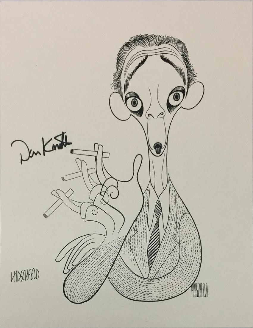 Al Hirschfeld - Don Knotts: Artist: Al Hirschfeld Title: Don Knotts Year: 1961 Dimensions: 8 1/2in. by 11in. Edition: From the Rare Limited Edition Medium: Original Serigraph Co