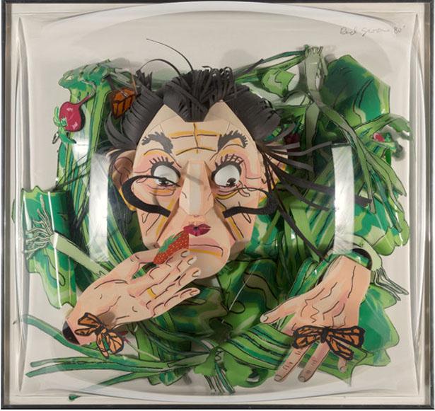 Red Grooms - Dali Salad II: Artist: Red Grooms Title: Dali Salad II Year: 1980 Dimensions: 26 1/2in. by 27 1/2in. Edition: From the rare limited edition of 55 Publisher: Brooke Alexander I