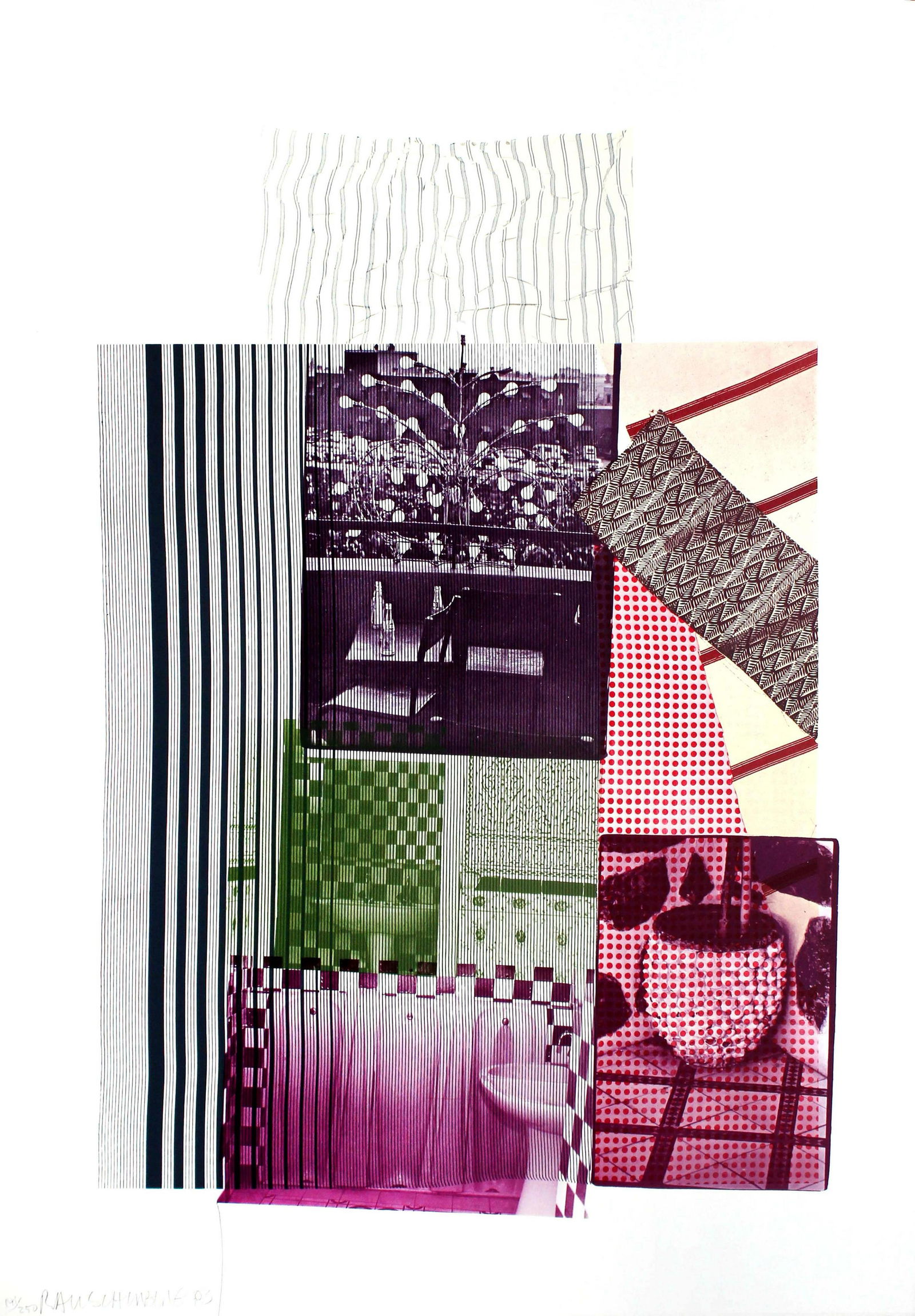 Robert Rauschenberg - Pre-Morocco: Artist: Robert Rauschenberg Title: Pre-Morocco Year: 1983 Dimensions: 41in. by 29in. Edition: From the limited edition of 250 Publisher: The Museum of Contempor